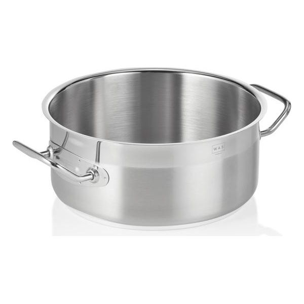 Pentola Professionale In Acciaio Inox Pentola Per Friggere Con Coperchio 4,5 Litri ØXh: 24 X 11 Cm-image