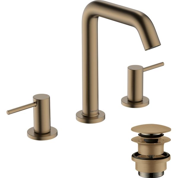 Hansgrohe Tecturis S MéLangeur Lavabo 3 Trous 150, Saillie 139 Mm, 73330140, 73330140-image