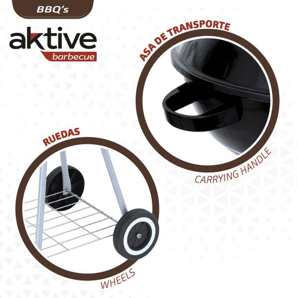 Active 46 Cm Grill Nero Nero Taglia Unica-image