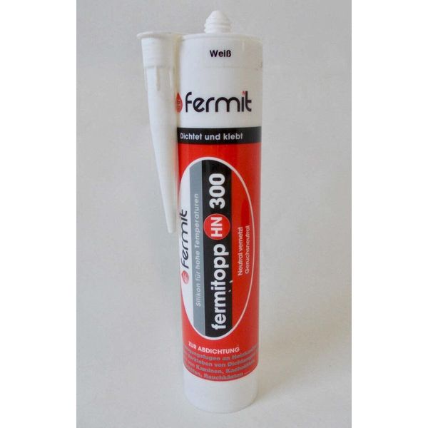 Silicone Per Alte Temperature 250°C Resistente Al Calore Cartuccia Bianca-image