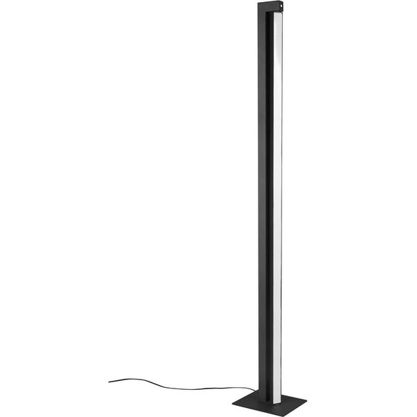 Lampada Da Terra Moderna Nera Orientabile Per Soggiorno E Camera Da Letto 130 Cm Colore Variabile Led 21W Seeker Trio-image