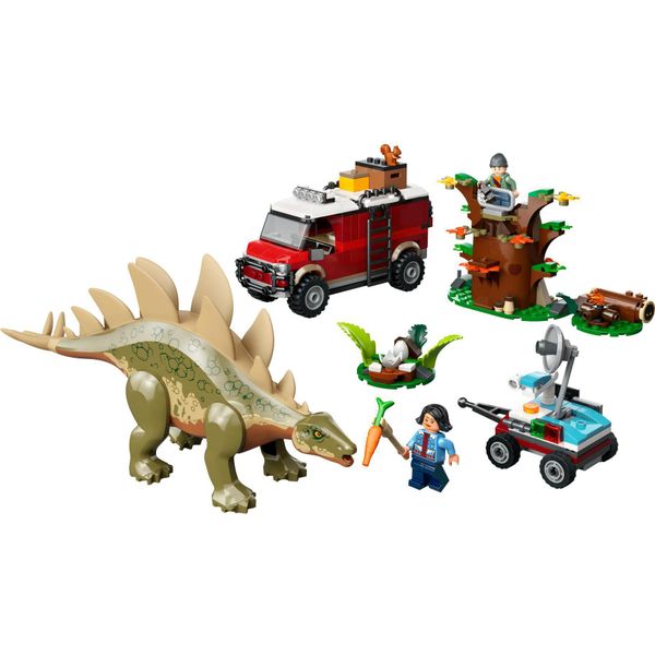 Lego Jurassic World Missioni Dinosauro: Scoperta Dello Stegosauro, Playset Avventura Per Bambini E Bambine Dai 6 Anni In Su, Regalo Per I Fan Di Ben E Sammy 76965-image