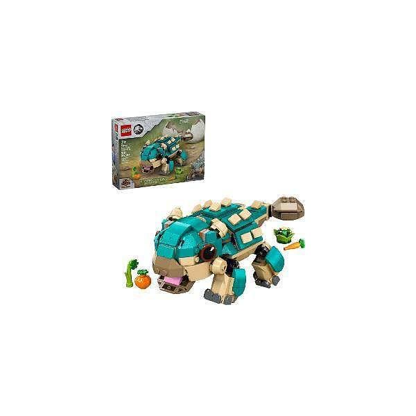 Lego Jurassic World Baby Bumpy: Anchilosauro, Dinosauro Giocattolo Costruibile Per I Fan Di Jurassic World: Nuove Avventure, Regalo Per Ragazzi E Ragazze Dai 7 Anni In Su 76962-image