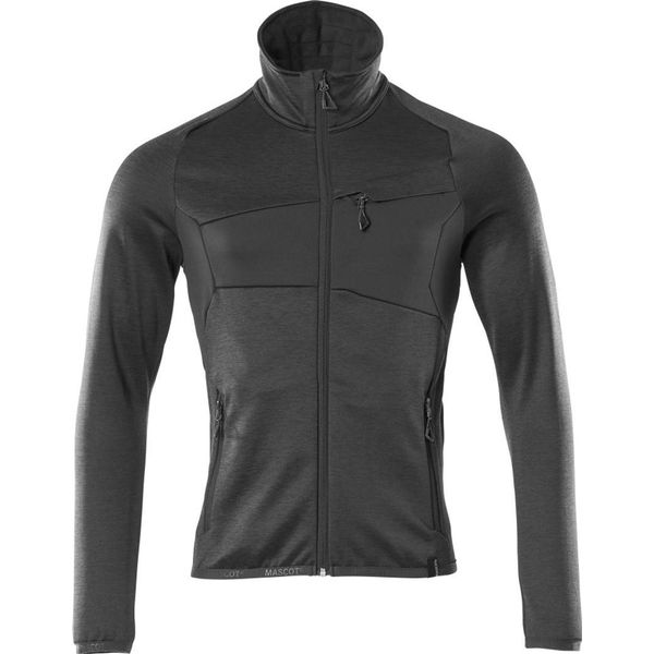 Mascot Pullover In Pile Con Zip Giacca In Micropile Taglia 2XL, Nero-image