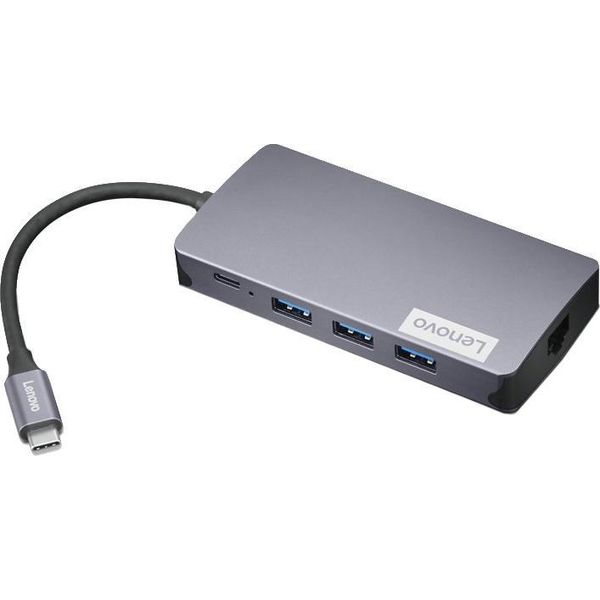Lenovo GX91M73946 Laptop Dock/Port Replicator Wired Usb 3.2 Gen 1 (3.1 Gen 1) Type-C Gray-image