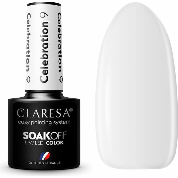 Claresa Soak Off Lacca Ibrida Per Celebrazioni Uv/Led, 9 5 G-image