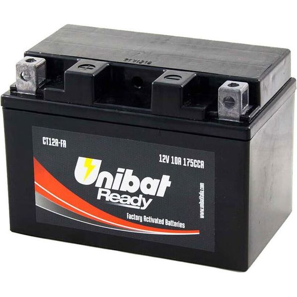 Unibat Ct12A-Fa Batteria Agm Argento Argento Taglia Unica-image
