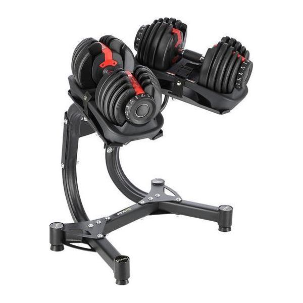Set Di Rack Hms STR10 Pro E 2 Pezzi Di Manubri Variabili Hms SR52-image