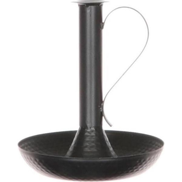 Hbx Natural Living Portacandele In Metallo D20,0H23,0 Nero-image