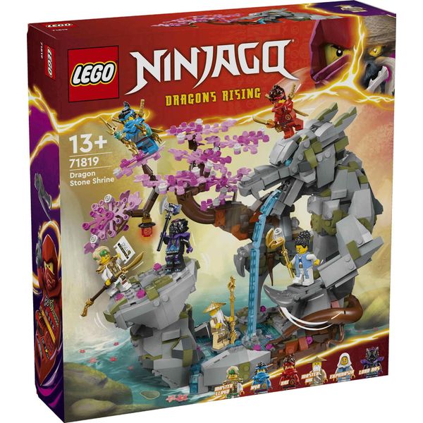 Lego Ninjago Dragonstone Temple Dragon Giocattolo Con 6 Figure Ninja, Grande Set Da Costruire, Giocare Ed Esporre, Regalo Di Compleanno Per Ragazzi E Ragazze Dai 13 Anni In Su 71819-image