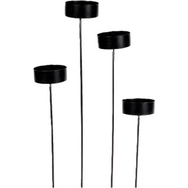 Hbx Natural Living Portacandele Nero ø4,5Cm-image