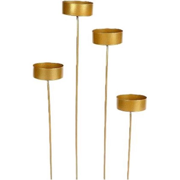 Hbx Natural Living Portacandele Oro ø4,5 Cm-image
