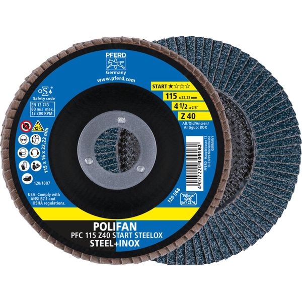 Pferd Tools Polifan Rondella Dentata Pfc Linea Di Partenza Conica Start Steelox Acciaio/Acciaio Inossidabile-image