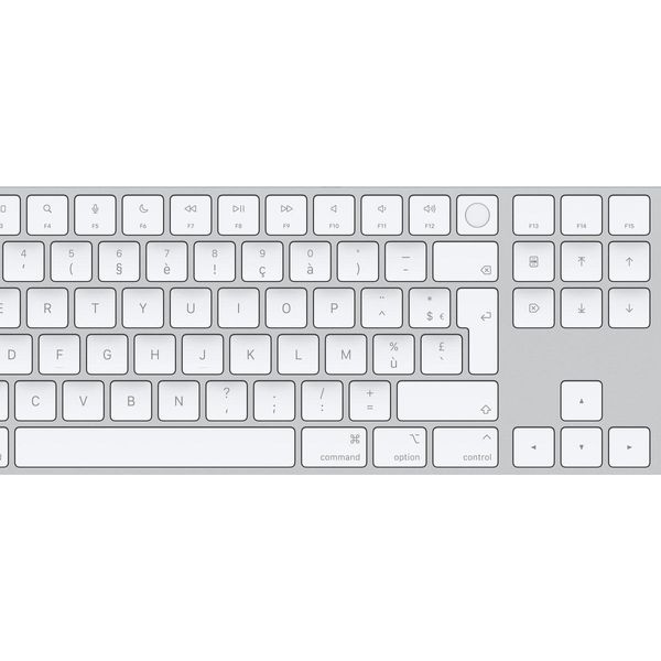 Apple Magic Tastiera Universale Usb + Bluetooth Azerty Francese Bianco-image