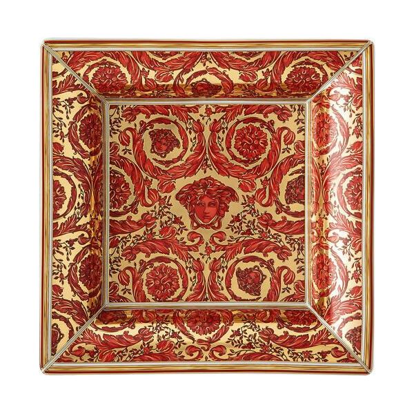 Rosenthal Versace Ciotola Medusa Garland Red, Porcellana, 18 Cm, 14240-409958-25818-image