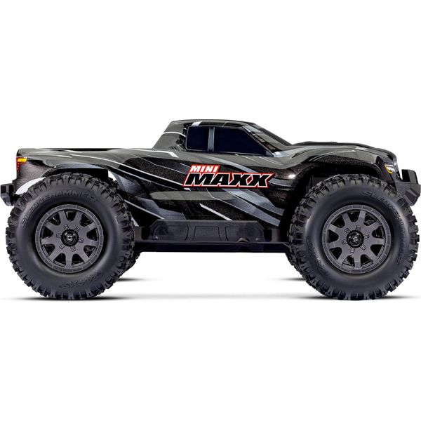Traxxas MINI-MAXX 4WD Schwarz BL-2S Brushless, Parti Hd, Con Batteria/Caricabatteria-image