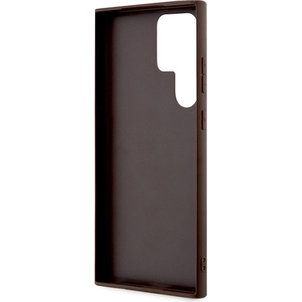 Guess Guhcs24L4Gmgbr S24 Ultra S928BrąZowy/Brown Hardcase 4G Big Metal Logo-image