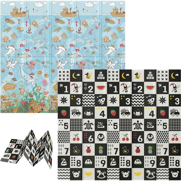 Tappeto Educativo Pieghevole In Schiuma 200 X 180 X 1 Cm Nukido NK-340 Oceano-Numeri-image