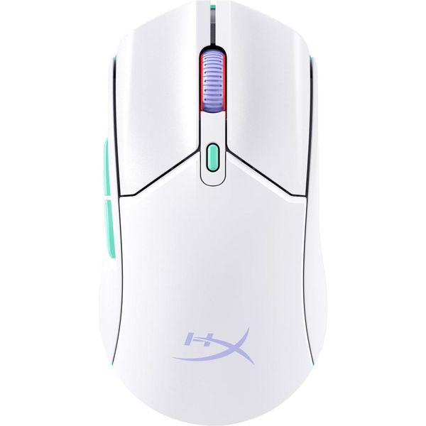 Hp Hyperx Pulsefire Haste 2 Core Wls – Mouse Da Gaming (Bianco/Verde/Viola)-image