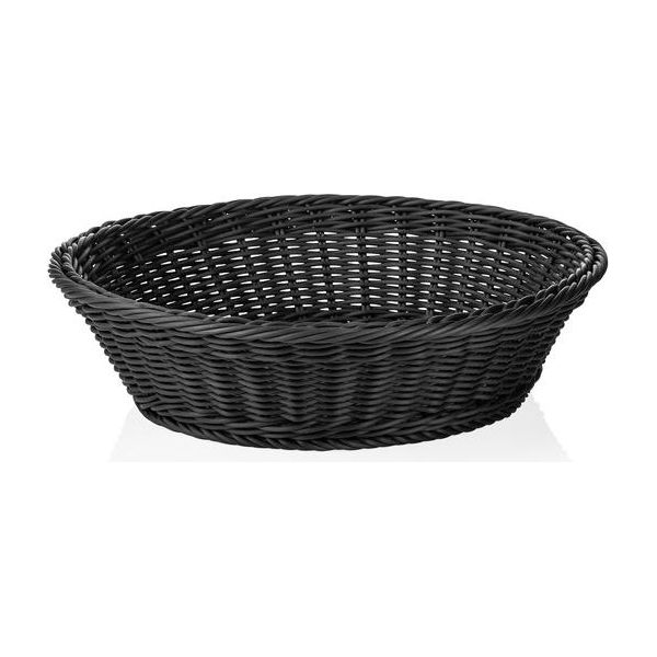 Cesto Per Buffet Cesto Di Sistema Cesto Nero Gastro Rotondo ø 37 Cm, Polipropilene-image