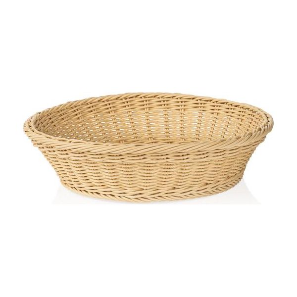 Cesto Per Buffet Cesto Di Sistema Cesto Beige Chiaro Gastro Rotondo ø 37 Cm, Polipropilene-image