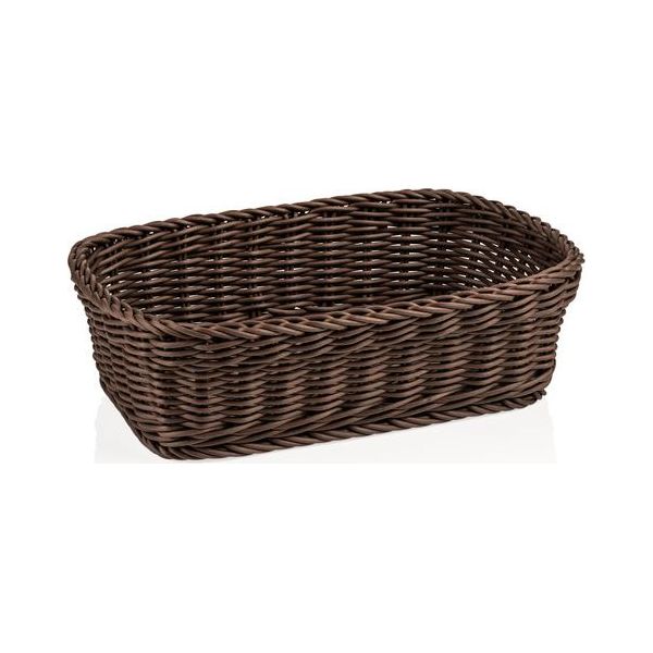 Cestino Da Tavolo Basket Marrone Gastro 31 X 21 X 9 Cm, Polipropilene-image