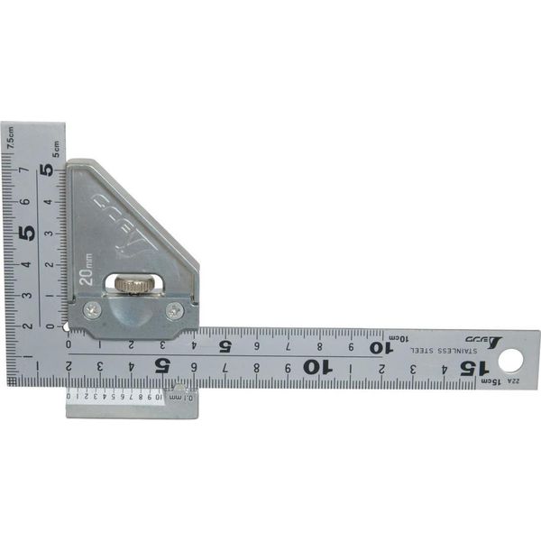 Shinwa - Angolo Di Precisione In Acciaio Inox Con Battuta Da 150 Mm-image