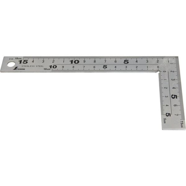 Shinwa - Angolo Piatto Di Precisione In Acciaio Inox 150 Mm-image