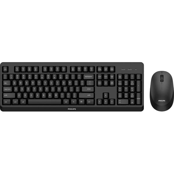 Philips 3000 Series SPT6307BL/34 Tastiera Mouse Incluso Universale Rf Wireless Qwerty Inglese Nero-image