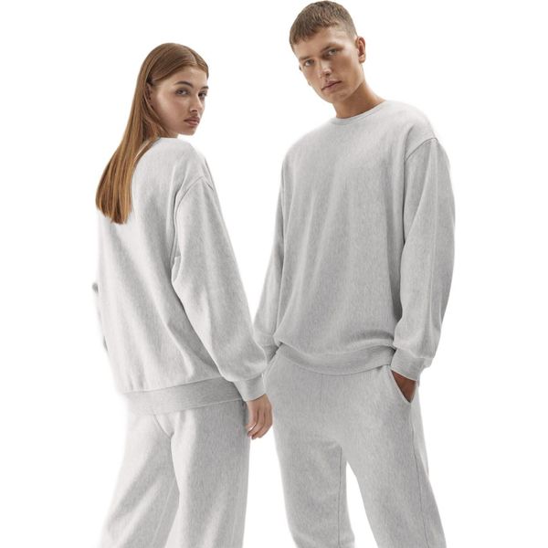 Felpa Oversize Unisex 4F Grigia, Taglia S - Comodità E Libertà Di Movimento-image