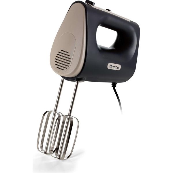 Ariete 1545 Sbattitore Breakfast, 450W, 5 Velocità, Funzione Turbo, 2 Fruste, Dark E Sahara Grey-image