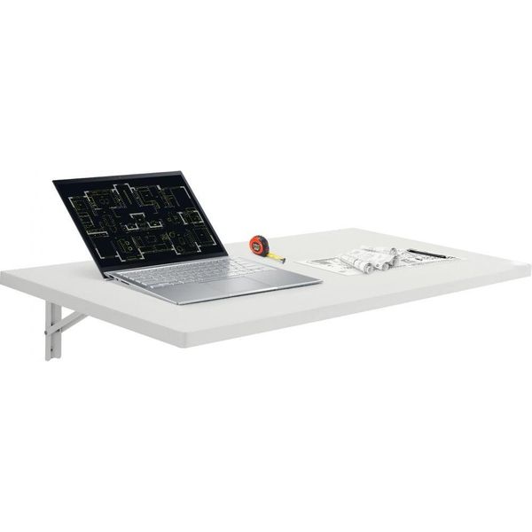 Tavolo Da Pranzo Pieghevole A Parete Tavolo Da Cucina Tavolo Pieghevole 100X50Cm Fino A 50Kg - Salvaspazio E Versatile - Ideale Per Cucina E Sala Da Pranzo-image