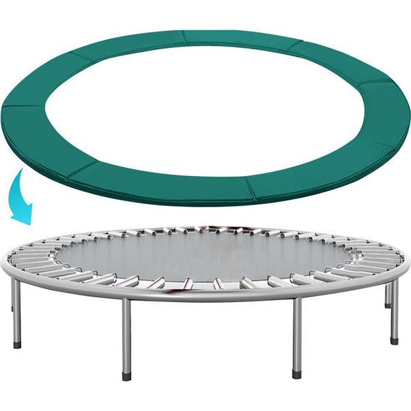 Clanmacy Copertura Per Bordo Trampolino, Protezione Per Bordo, Accessori Per Trampolino, Copertura Per Molle Per Trampolino 305 Cm Verde-image