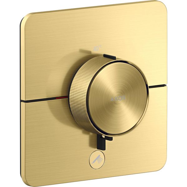 Hansgrohe Axor Showerselect Id Thermostat, Highflow, Encastré, 1 Consommateur, Une Sortie SuppléMentaire, Softsquare, 36778950, 36778950-image
