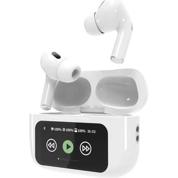 Gembird Gembird Gmb Audio TWS-LCD-ANC-01-W Headphones/Headset Wireless In-Ear Calls/Music Usb Type-C Bluetooth White-image