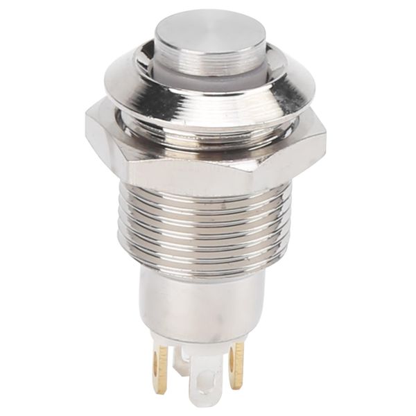 Interruttore A Pulsante In Metallo Da 10 Mm Impermeabile Interruttore Di Avvio Autobloccante Con Luce 3V (Blu)-image