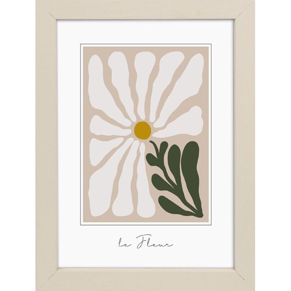 Cornice In Legno Goldbuch Aura 13X18 Cm Beige In Vero Legno Con Supporto E Vetro Trasparente-image