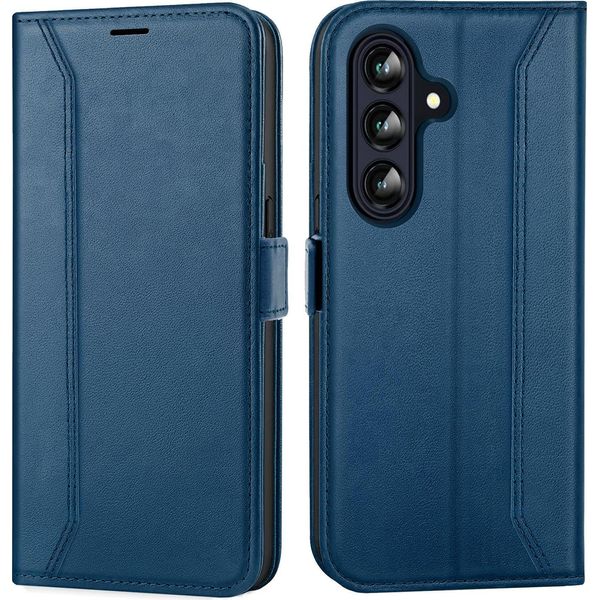 Custodia Per Cellulare Per Samsung Galaxy A36 5G Cover Flip Case Pieghevole Cover Protettiva, Blu-image