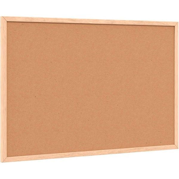 Vidaxl Lavagna Con Cornice In Legno Di Pino Massiccio Nero 60 X 40 Cm-image