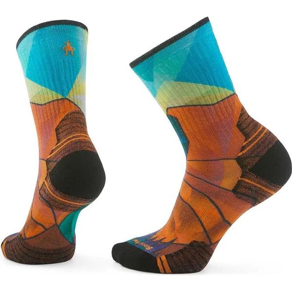 Smartwool Hike Cuscino Mirato Montagna Prisma Stampa Calzino Arancione Eu 38-41 Damen Arancione Eu 38-41-image