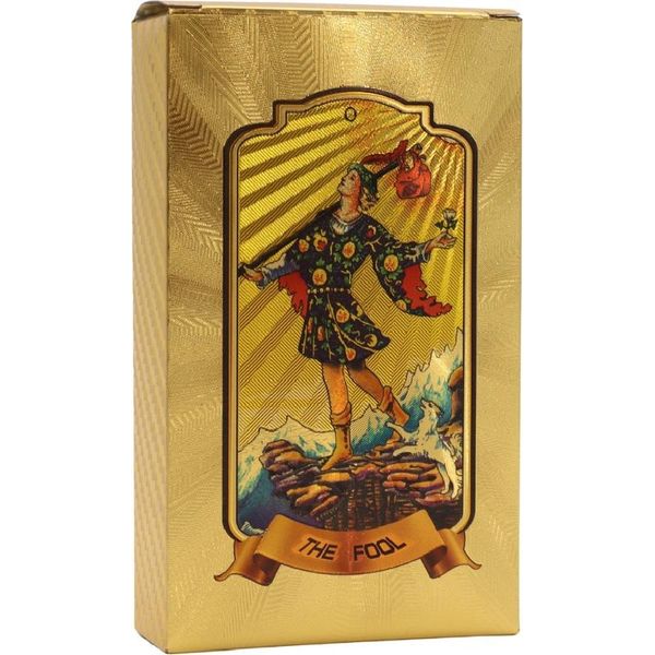 Tarocchi - Set Di Carte D'oro - Il Matto-image