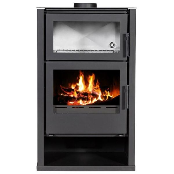 Stufa A Legna Victoria Modena F-W - 11,53 Kw, Vano Cottura, Solida Ed Efficiente-image