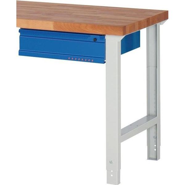 Cassetto Bk 650 L580Xp650Xh150Mm Blu Genziana, Ral 5010 Adatto Per Banco Da Lavoro-image