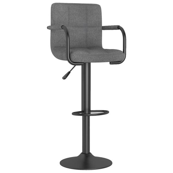 Syfax™ Sgabello Da Bar Grigio Chiaro In Tessuto-image
