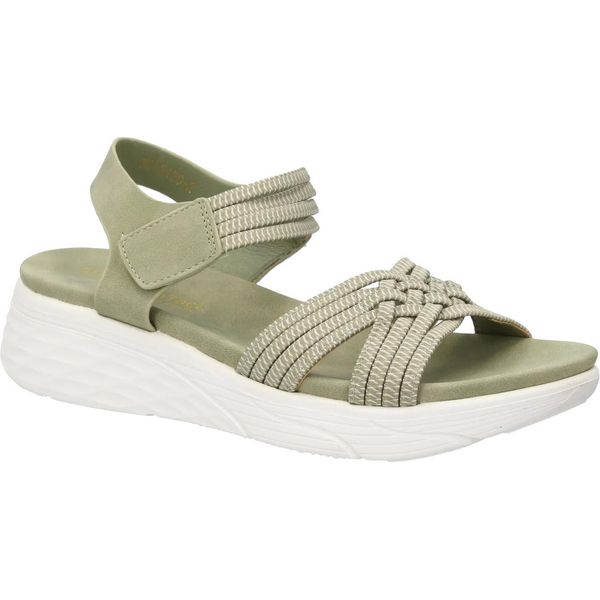 Cipriata - Sandali Da Donna "Eletta"", Cinturini Incrociati DF4644 (37 Eu) (Verde Salvia)"-image
