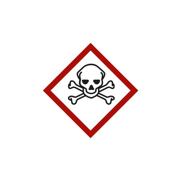 Gefahrstoffsymbol Totenkopf Mit Gekreuzten Knochen, Typ: 04105 ; Nvent Hoffman (F170.15.216)-image