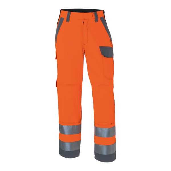 KüBler Hose Protectiq High Vis ARC1 Psa 3 Warnorange/Anthrazit Form 2393 GrößE 56 ; KüBler Workwear (2393 8345-3797-56)-image