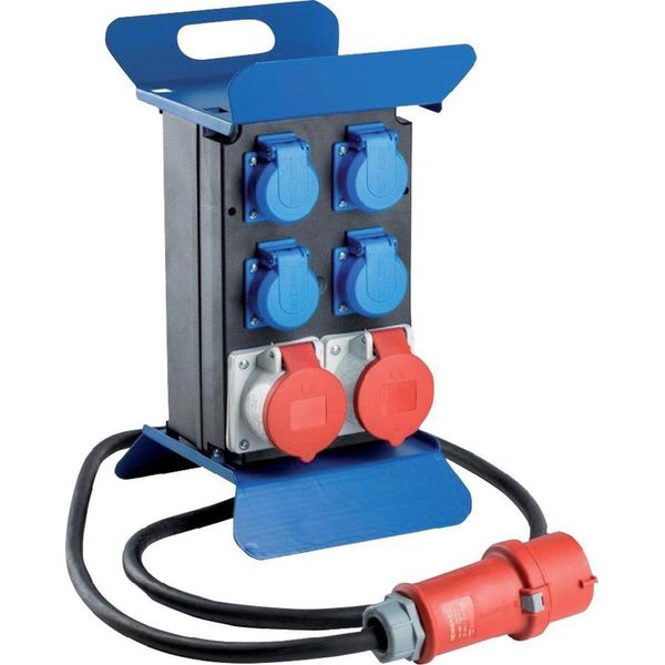 As-Schwabe Distributore Di Corrente Cee Portatile Stecky Spina Cee Schuko IP44-image
