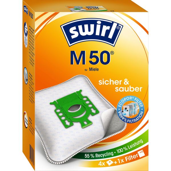 Swirl® 952408 Sacchetto Filtro Polvere - Marca Miele - M 50 Airspace-image