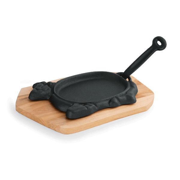 Padella In Ghisa Per Carne 19X13Cm (Dimensioni In Cm)-image